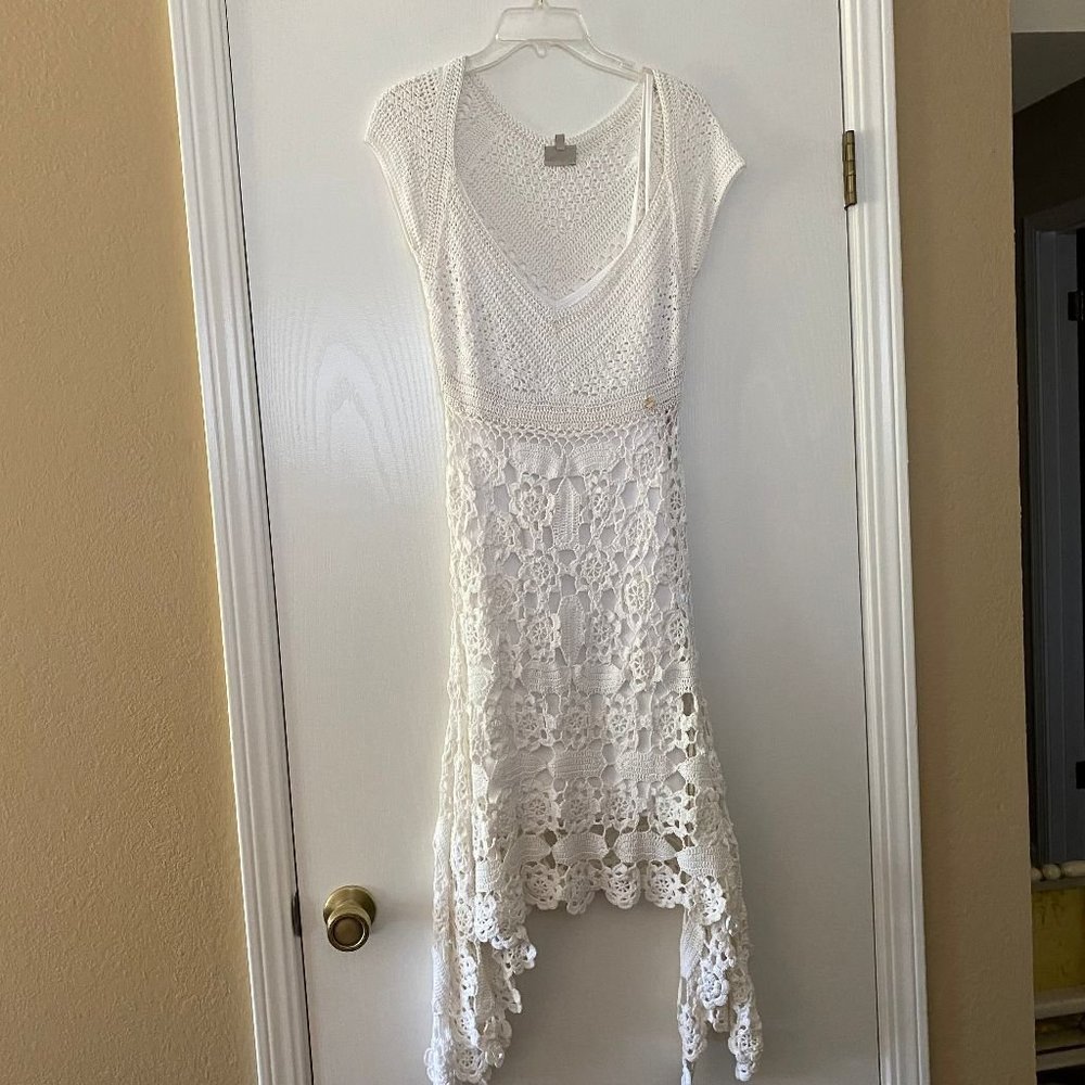karen millen crochet dress (size 3)